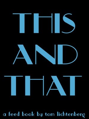 cover image of This and That